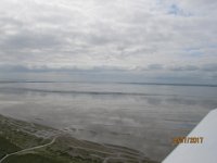 Nordsee 2017 (190)  Start auf Piste 10 in Wangerooge, Blick nach Sden zur Kste